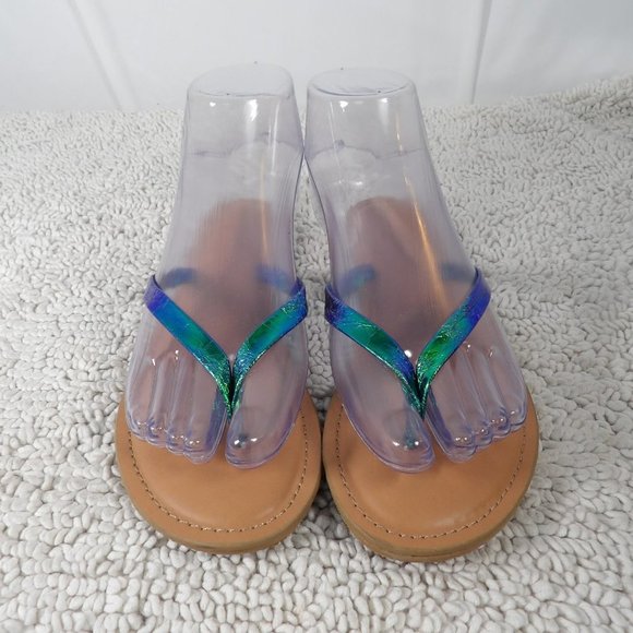 Cat & Jack  Slip-On Flip Flop Sandals M (2-3) - Picture 5 of 7